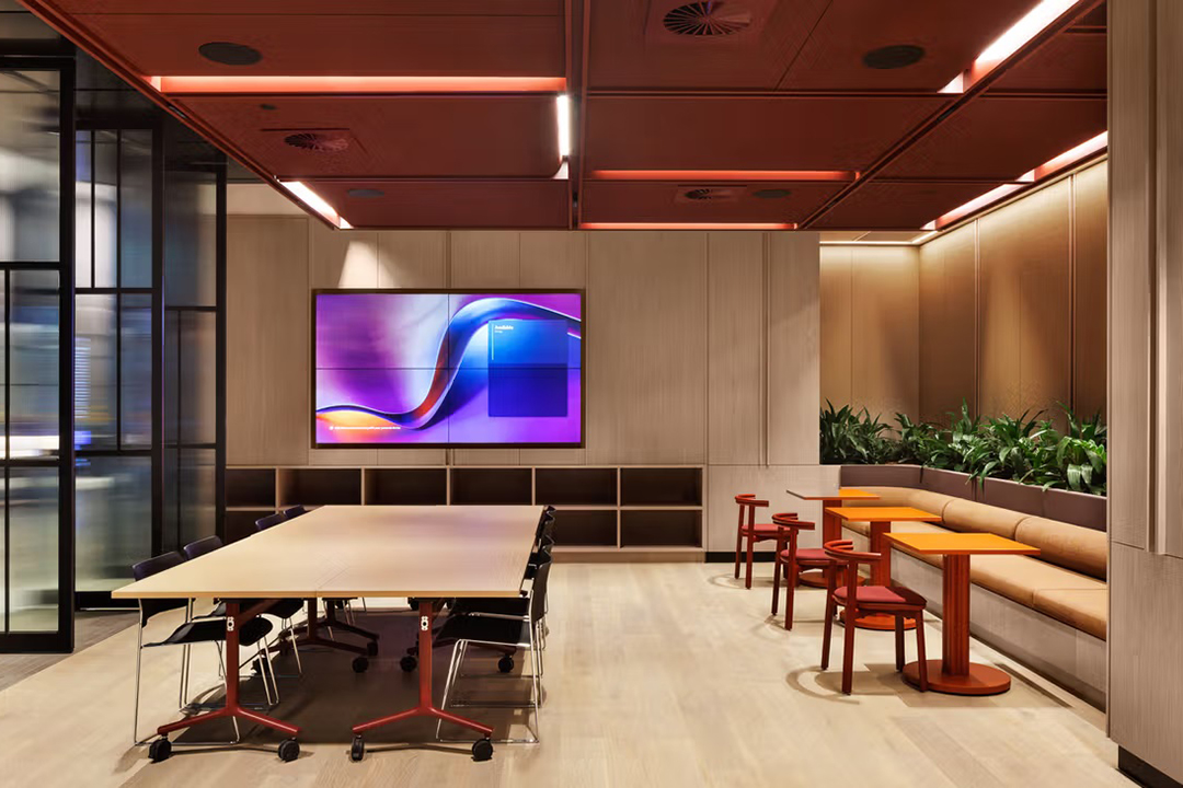 Digital signage and video wall installation
